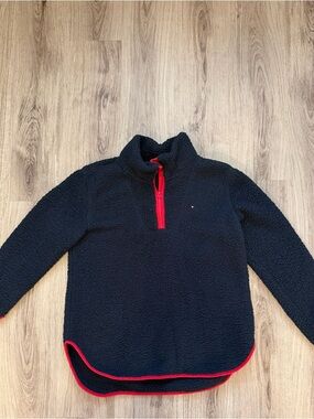 Tommy Hilfiger Navy Pullover with Red Trim